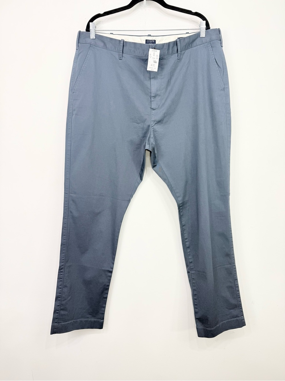 J. Crew Flex Slate Blue  Athletic Slim Cotton Business Casual Dress Pants NEW